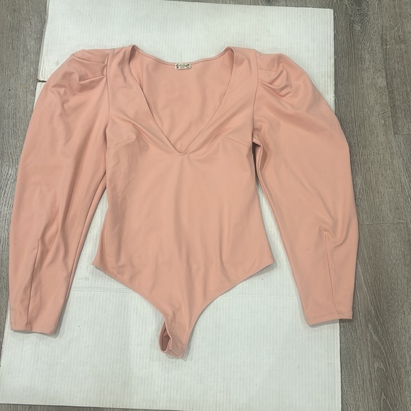 NWOT FREE PEOPLE Va Va Voop Long Sleeve
Bodysuit / Heart Haze Size M - Picture 8 of 15